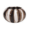 Sphere Planter  option Brown and White Stripe