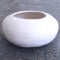 Sphere Planter  option Grey and Matte White Duo