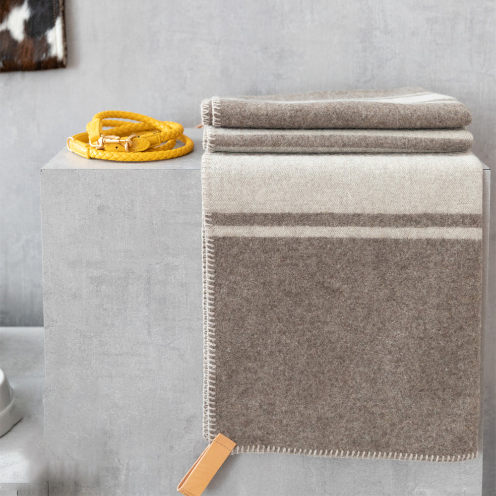 Ansel Recycled Wool Dog Blanket