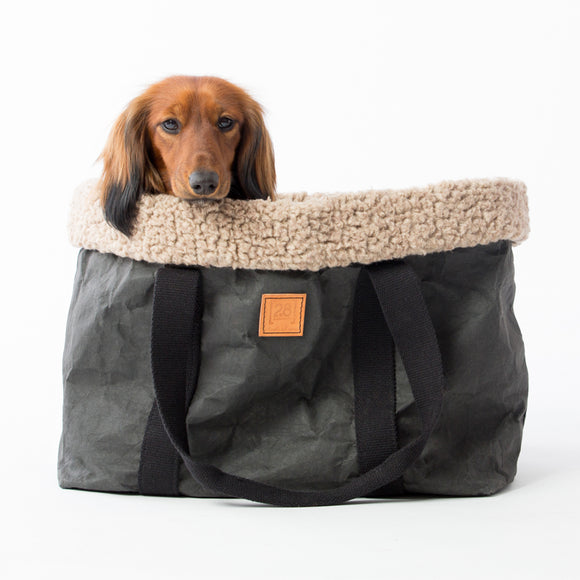 2.8 Design for Dogs Margaret Dog Bag in Brown/Tan