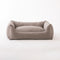 Henri Dog Bed  option Dove Grey Canvas Cotton