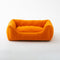 Henri Dog Bed  option Orange Casentino Wool