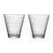 Kastehelmi Tumbler (Set of 2)  option Clear
