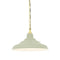 School Light Pendant Light  option Painted Putty Grey