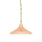 School Light Pendant Light  option Polished Copper