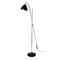 Task Overreach Floor Lamp  option Black