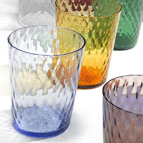 Murano Glass six tumblers for cocktail
