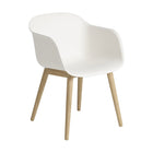 Recycled Plastic Fiber Armchair - Wood Base