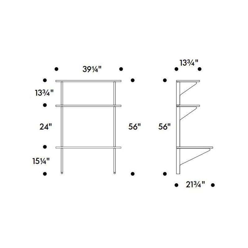 Kaari Shelf Desk REB 013