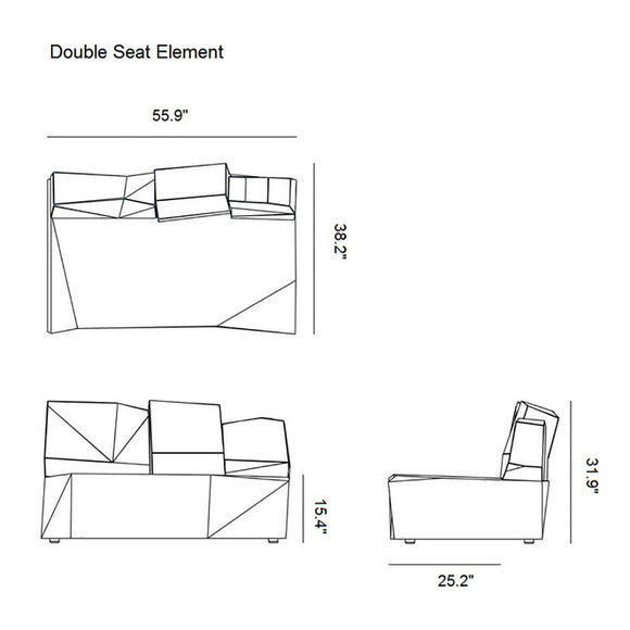 Something Like This Sofa - Triple Seater