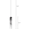 Frame Cylinder Pendant Light  option Small: 2.7 in diameter