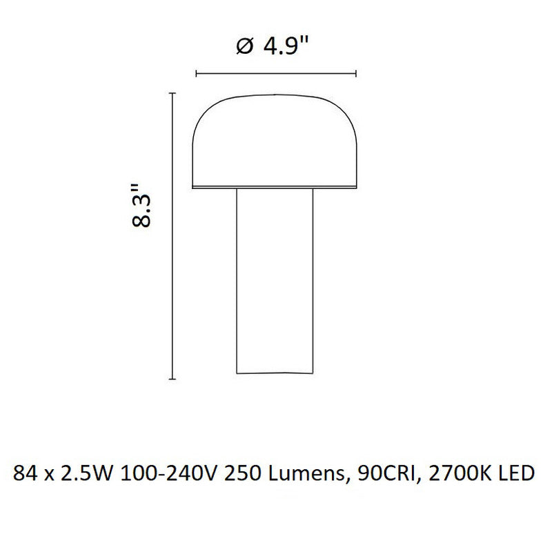 Bellhop Rechargeable Table Lamp