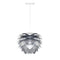 Silvia Pendant Light  option White Hardwired with Canopy