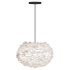 White / Black / Hardwired with Canopy / Medium: 17.7 in width Eos Pendant Light OPEN BOX