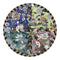 Malmaison Round Rug  option Guimauve