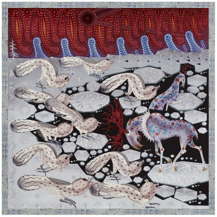 Polar Byzantine III Square Rug