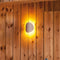 Lune Outdoor Wall Light  option Satin White
