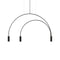 Volta Triple Pendant Light  option Matte Black