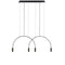 Volta L73.2D Linear Pendant Light  option Matte Black
