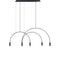 Volta L78.1D1T Linear Pendant Light  option Matte Black