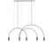 Volta L78.1D1T Linear Pendant Light  option Satin White