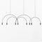 Volta L165.1D2T Linear Pendant Light  option Matte Black