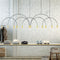 Volta L165.3D2T Linear Pendant Light  option Satin Gold