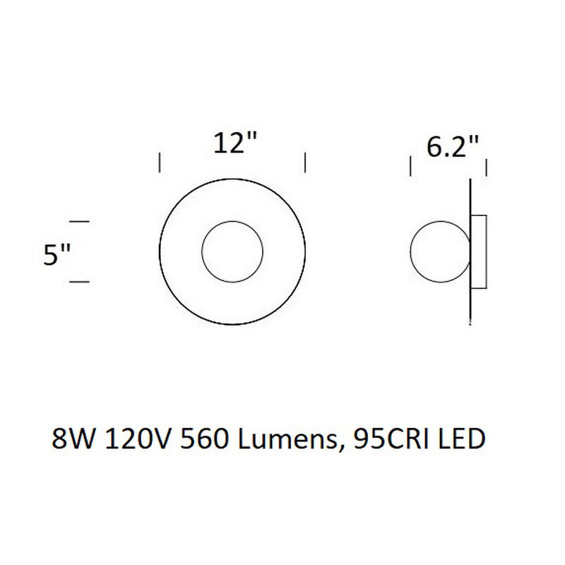Bola Disc Flush Mount