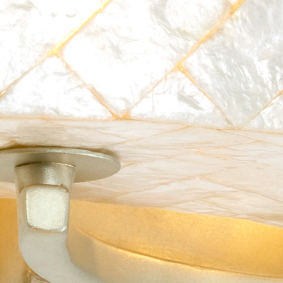 Shell Radius Bathroom Vanity Light
