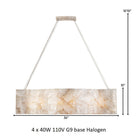 Kabebe Shell Linear Pendant Light