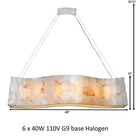 Kabebe Shell Linear Pendant Light