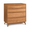 Catalina 4 Drawer Dresser  option 03 - Natural Cherry