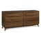 Catalina 6 Drawer Dresser  option 04 - Natural Walnut