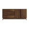 Catalina 3 Drawer On Left, 2 Door On Right Dresser  option 04 - Natural Walnut