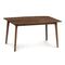 Catalina Fixed Top Dining Table  option 04 - Natural Walnut