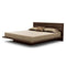 Moduluxe Bed with Clapboard Headboard  option 53 - Smoke Cherry