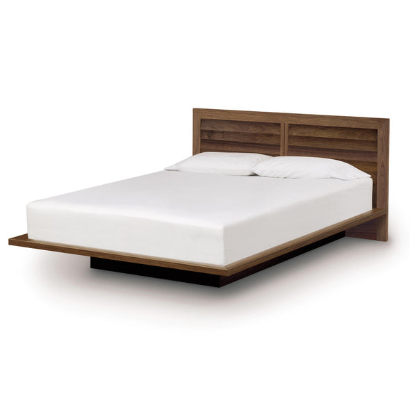 Moduluxe Bed with Clapboard Headboard