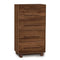 Sloane 5 Drawer Narrow Dresser  option Natural Walnut
