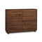 Sloane 10 Drawer Dresser  option Natural Walnut
