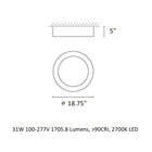 Duo Flush Mount