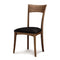 Ingrid Side Chair  option 89127 - Onyx Microsuede