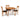 Catalina 40-Inch Square Dining Table