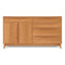 Catalina 4 Drawer On Right, 1 Drawer Over 2 Door On Left Buffet  option 03 - Natural Cherry