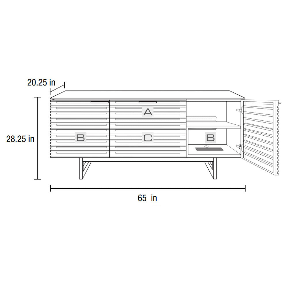 Corridor TV Console