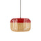 Bamboo Pendant Light  option Red