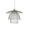 Papillon Pendant Light  option Metallic Taupe
