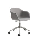 Fiber Armchair - Swivel Base with Castors and Gas Lift