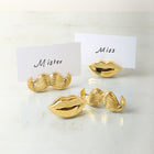 Brass Mr. & Mrs. Muse Place Card Holders (Set of 4)