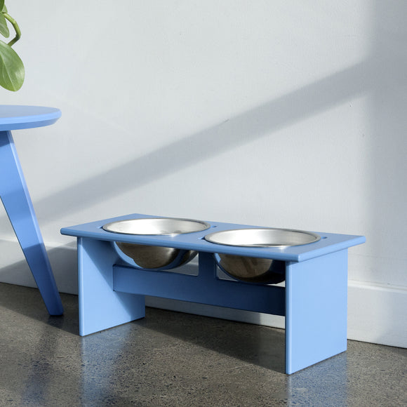 Loll Minimalist Double Dog Bowl