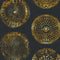 Brooklyn Manhole Wallpaper  option Gold on Eclipse